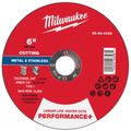 Product Image of 6" x .045" x 7/8" Performance & Metal Cut Off Wheels - Type 1 (25 Pack)