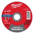 Product Image of 4-1/2" x .045" x 7/8" Ceramic & Metal Cut Off Wheel - Type 1