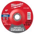 Product Image of 6" x .045" x 7/8" Ceramic & Metal Cut Off Wheel - Type 27