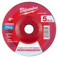 Product Image of 5" x 1/4" x 7/8" Performance & Metal Grinding  Wheel - Type 27 (5 Pack)