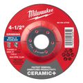 Product Image of 4-1/2" x 1/4" x 7/8" Ceramic & Metal Grinding Wheel - Type 27