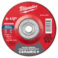 Product Image of 4-1/2" x 1/4" x 5/8"-11 Ceramic & Metal Grinding Wheel - Type 27