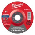 Product Image of 5" x 1/4" x 7/8" Ceramic & Metal Grinding  Wheel - Type 27