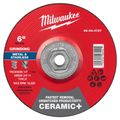 Product Image of 6" x 1/4" x 5/8"-11 Ceramic & Metal Grinding Wheel - Type 27