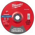 Product Image of 7" x 1/4" x 7/8" Ceramic & Metal Grinding Wheel - Type 27