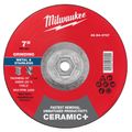 Product Image of 7" x 1/4" x 5/8"-11 Ceramic & Metal Grinding Wheel - Type 27