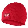 Product Image of Rib-Knit Cuffed Beanie - Red