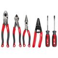 Product Image of 6 Piece Comfort Grip Cutting Pliers, Wire Stripper & Cushion Grip Screwdriver Set (Made in USA), MT550-6