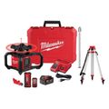 Product Image of M18 Dual Slope Rotary Laser Level Kit w/ Receiver, Remote, Grade Rod & Tripod