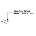 Product Image of Legend Polished Brass Escutcheon Screws, 99498