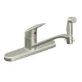 Product Image of Single-handle Stainless Standard Kitchen Faucet w/ Side Spray, CA40513SL