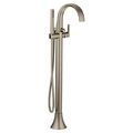 Product Image of Doux Brushed Nickel 1 Handle Tub Filler Includes Hand Shower, S3105BN