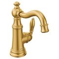 Product Image of Weymouth Brushed Gold 1 Handle Bathroom Faucet, S42107BG