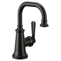 Product Image of Colinet Matte Black 1 Handle Bathroom Faucet, S44101BL