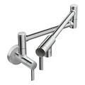 Product Image of Modern Pot Filler Chrome 2 Handle Kitchen Faucet, S665