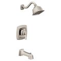 Product Image of Boardwalk Spot Resist Brushed Nickel Posi-temp Eco-performance Tub/shower Trim, 1.75 Gpm, T2163EPSRN