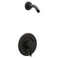 Product Image of Align Matte Black Posi-temp Shower Trim, Shower Head Sold Separately, T2192NHBL