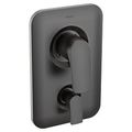 Product Image of Rizon Matte Black Posi-temp w/ Diverter Tub/shower Valve Trim, T2810BL