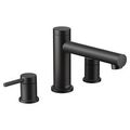Product Image of Align Matte Black 2 Handle Roman Tub Faucet, T393BL
