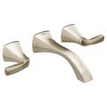 Product Image of Voss Polished Nickel 2 Handle Wall Mount Bathroom Faucet, T6906NL