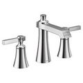 Product Image of Flara Chrome 2 Handle Bathroom Faucet, Widespread, TS6984