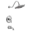 Product Image of Weymouth Chrome Eco Performance M-core 3-series Tub And Rainshower Trim, 1.75 Gpm, UTS33103EP