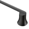 Product Image of Doux Matte Black 18" Towel Bar, YB0218BL