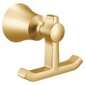 Product Image of Flara Brushed Gold Double Robe Hook