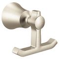 Product Image of Flara Brushed Nickel Double Robe Hook