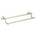 Product Image of Flara Brushed Nickel 24" Double Towel Bar, YB0322BN