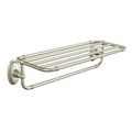 Product Image of Kingsley Brushed Nickel Towel Shelf