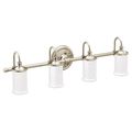 Product Image of Belfield 4 Globe Bath Vanity Light (Polished Nickel), YB6464NL