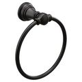 Product Image of Weymouth Matte Black Towel Ring, YB8486BL