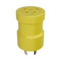 Product Image of Woodhead 20A 125V Single Outlet Adapter (NEMA L5-20P to NEMA 5-15R), 1740