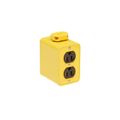 Product Image of Woodhead 15A 120V Dual Sided Duplex Outlet Box w/ 2 Receptacles, Standard Depth, Double C-Clamp, NEMA 5-15, 3000-1