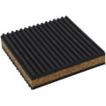 Product Image of Rubber/Cork Anti-Vibration Pad, 4" x 4" x 7/8"