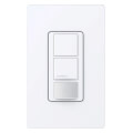 Product Image of Maestro Dual Circuit Motion Sensor Switch, 6A, 120-277V, Dual Single Pole, Ground or Neutral required, MS-OPS6-DDV-WH, White