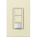 Product Image of Maestro Partial-On Dual Circuit Motion Sensor Switch, 6A Light, 120-277V, 1 Pole, Ground or Almond