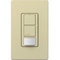Product Image of Maestro Partial-On Dual Circuit Motion Sensor Switch, 6A Light, 120-277V, 1 Pole, Ground or Ivory