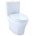Product Image of Aquia IV 1.28 & 0.8 gpf 1 Piece Elongated Toilet w/ Cefiontect, SS124 SoftClose Seat, (Cotton White)