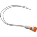 Product Image of 24V Amber Round Lens Indicating Light w/ Wire Leads, 104105