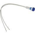 Product Image of 24V Blue Round Lens Indicating Light w/ Wire Leads, 104107