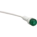Product Image of 110V Green Round Lens Indicating Light w/ Wire Leads, 104108