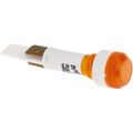 Product Image of 220V Amber Round Lens Indicating Light w/ Blade Terminals, 104132