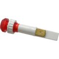 Product Image of 110V Red Round Lens Indicating Light w/ Blade Terminals, 104142