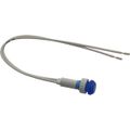 Product Image of 12V Blue Round Lens Indicating Light w/ Wire Leads, 114870