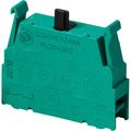 Product Image of Green Non-Illuminated Contact Block for Pendant Stations, PL004002
