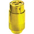 Product Image of 15A 125V NEMA 5-15R Heavy-Duty Straight Connector, Yellow, 5269BY