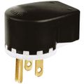 Product Image of 15A 125V NEMA 5-15P Heavy-Duty 12-Position Angle Plug, Black, 5295
