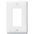 Product Image of 1-Gang Decorator/GFCI Wall Plate, White, P26W